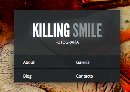 menu killing smile