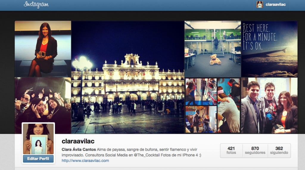 perfil instagram