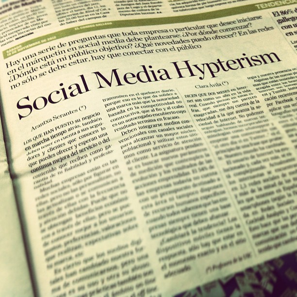 social media hipsterism