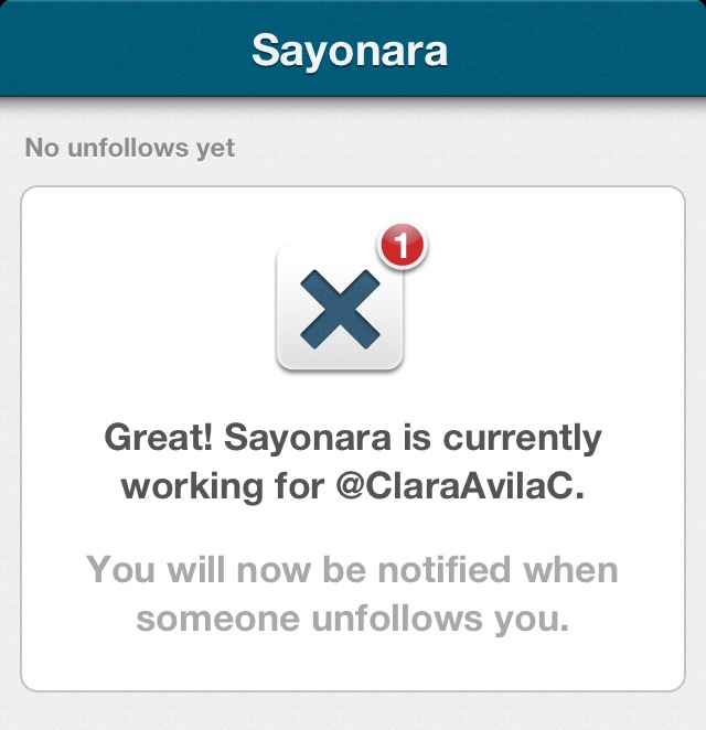 Sayonara app